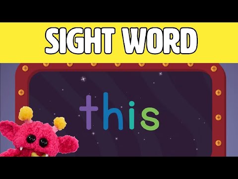 THIS - Let's Learn the Sight Word THIS with Hubble the Alien! | Nimalz Kidz! Songs and Fun!