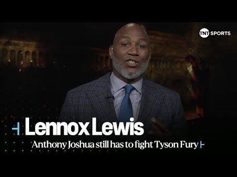 &quot;HE'S STILL GOT TYSON FURY&quot; 👀 | Lennox Lewis believes Anthony Joshua needs to fight Tyson Fury 🥊🇸🇦