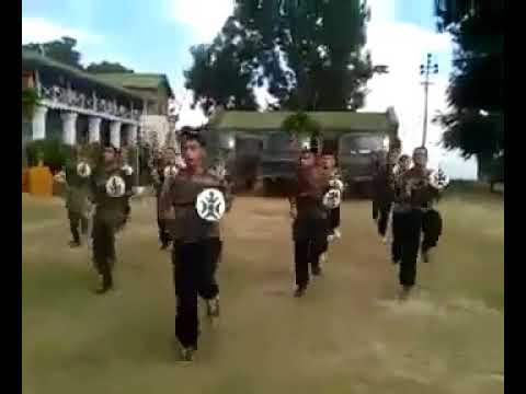 The&nbsp;Garhwal Rifles...khukuri dance Representation