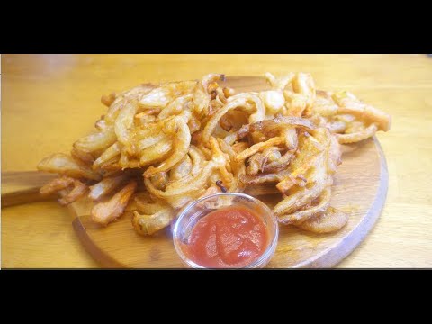 Super Crispy Onion Frying Recipe 