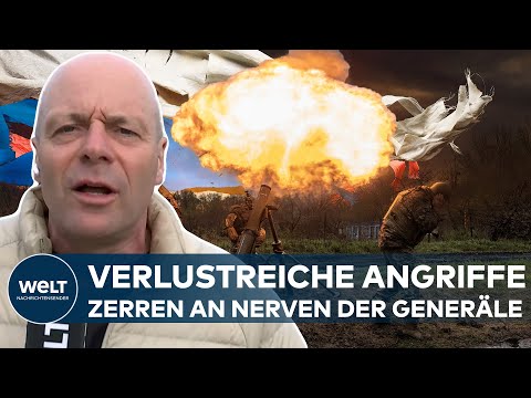 UKRAINE-KRIEG: Herbe Verluste in Bachmut - Russische Gener&auml;le streiten um Strategie | WELT Analyse