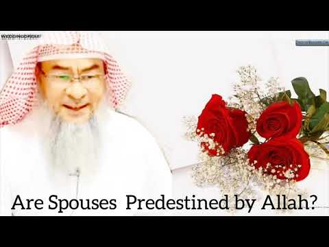 Are spouses predestined by Allah? - Assim al hakeem