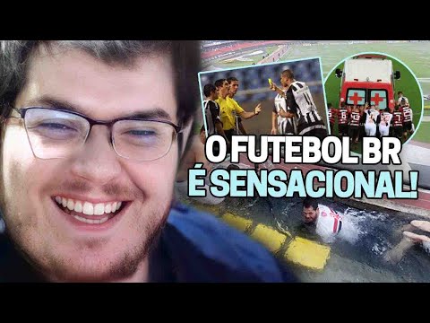 CASIMIRO REAGE: PORQUE FUTEBOL BRASILEIRO &amp;Eacute; MAIS LOUCO DO MUNDO(FUTEBOL NACIONAL)|Cortes do Casimito