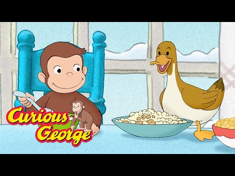 Breakfast with George  🐵 Curious George 🐵 Kids Cartoon 🐵 Kids Movies