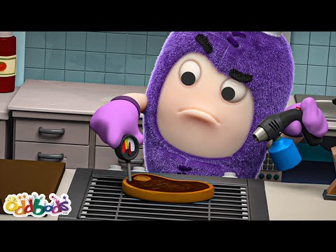 🧑🏻&zwj;🍳 Masterchef Jeff 🧑🏻&zwj;🍳 | Baby Oddbods | Funny Comedy Cartoon Episodes for Kids