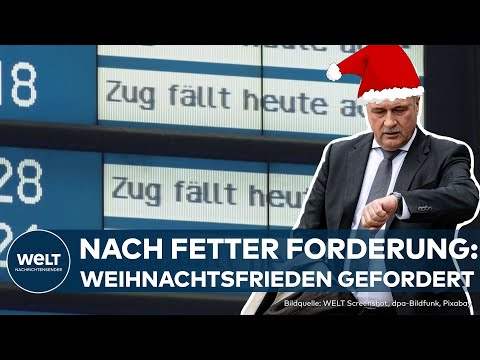 BAHNSTREIK-GEFAHR ZU WEIHNACHTEN: Trotz Angebots! Tarifstreit zwischen GDL und Bahn