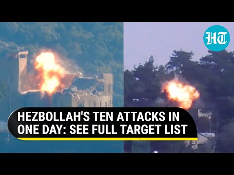 Hezbollah's Big Escalation: 10 Attacks In Just 1 Day On Israel; Nasrallah's All-Out War Plan? | Gaza