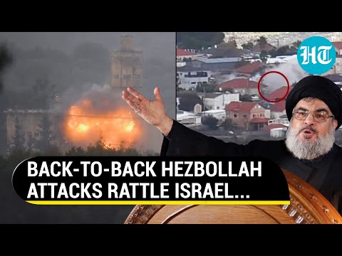 Hezbollah Rains Fire On Israel; Eight Attacks In 12 Hours | IDF Strikes Lebanon | Gaza War