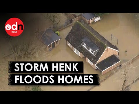 Severe Flooding Hits Large Swathes of England After Storm Henk