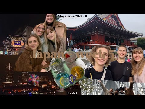 Japan with friends: Tokyo, Cafes and food 🥘🍱 I JAPAN TRAVEL VLOG week 5