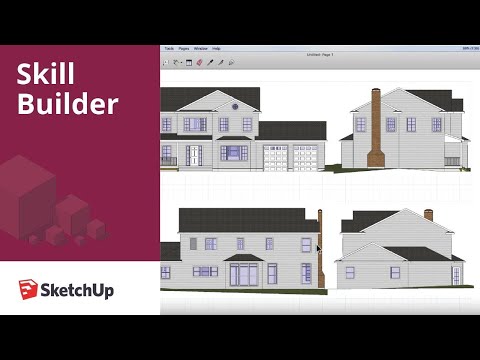 Turning SketchUp Scenes into LayOut Viewports - Skill Builder