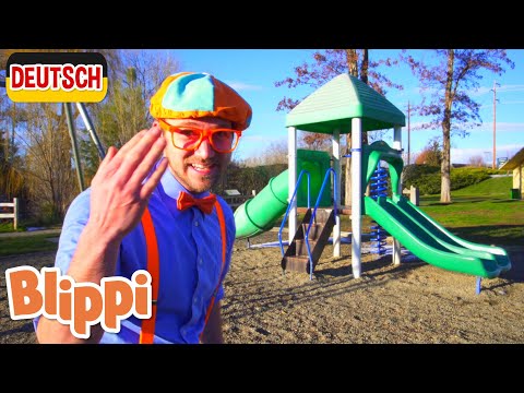 Blippi Deutsch - Blippi besucht einen Spielplatz | Abenteuer und Videos f&uuml;r Kinder