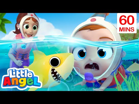 Baby John Explores The Ocean  + More Educational Kids Songs &amp; Nursery Rhymes By Little Angel