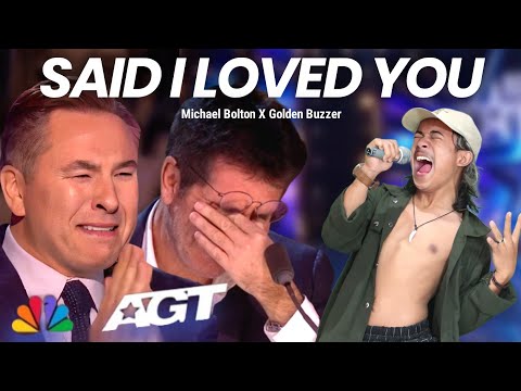 Golden Buzzer: Filipino participant makes the jury cry when singing the song Said I Loved You