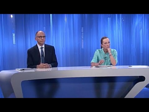 Letta-Meloni, il faccia a faccia: il presidenzialismo