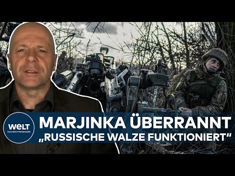 PUTINS KRIEG: Marjinka gefallen - Russen &uuml;berwinden ukrainische Verteidigung | WELT Analyse