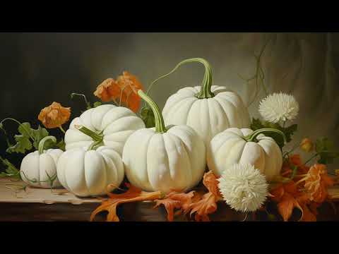 Fall Pumpkins | Oil Paintings | TV Screensaver | Autumn Theme Still Life