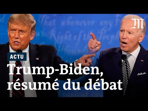 Trump vs Biden : le r&eacute;sum&eacute; du premier d&eacute;bat de la pr&eacute;sidentielle am&eacute;ricaine 2020