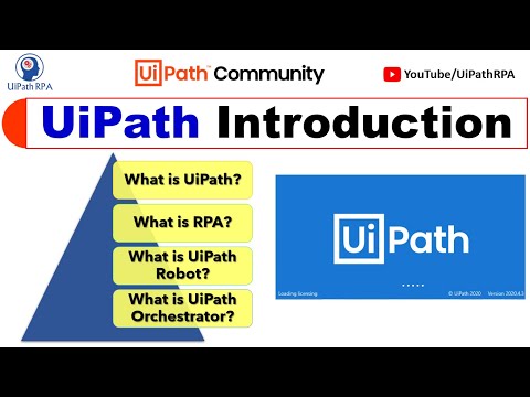 UiPath Introduction &amp; It's Components | What is UiPath, RPA, Robot and Orchestrator | UiPathRPA