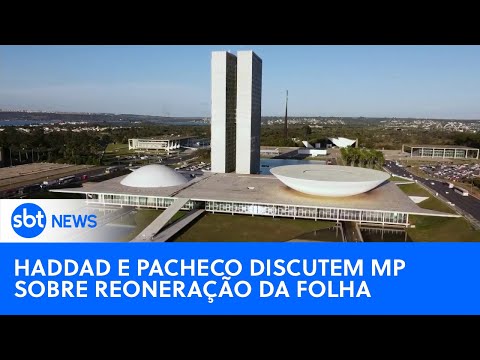 Haddad e Pacheco discutem MP que prop&otilde;e reonera&ccedil;&atilde;o da folha de pagamento | 