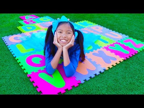 ABC Song | Wendy Pretend Play Learning Alphabet w/ Toys &amp; Nursery Rhyme Songs