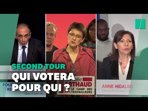 Les consignes de vote des candidats apr&egrave;s le 1er tour de la pr&eacute;sidentielle