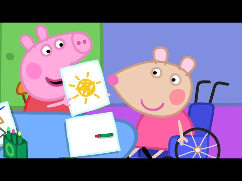 Peppa Pig Meets Mandy Mouse! 🐷🐭 | Peppa Pig Official Family Kids Cartoon