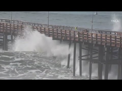 Massive waves slam Ventura