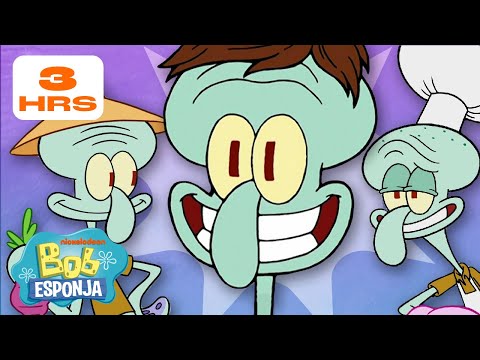 Bob Esponja | &iexcl;2 Horas de los MEJORES Momentos de Calamardo! | Bob Esponja en Espa&ntilde;ol