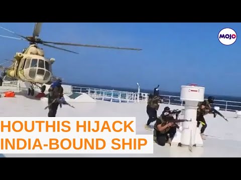 Dramatic Footage Surfaces Of Houthis Seizing India-Bound Ship Over Suspected Israeli Ownership