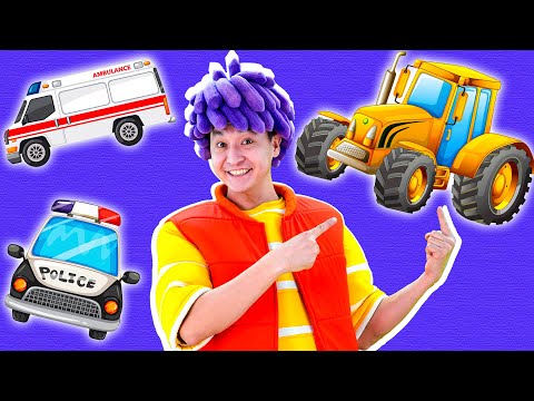 Transport Song | Let's Build Cars! Old McDonald's Farm +more Nursery Rhymes &amp; Kids Songs