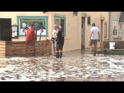 High surf damages Capitola Village less than a year after historic storms