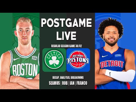 LIVE | Celtics vs Pistons | Post Game Show | Game 30