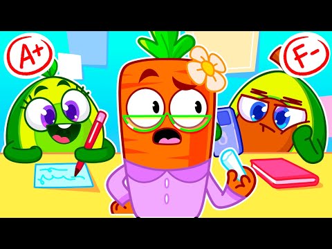 First Day at School: Learn Numbers, Shapes, Colors, and Planets with Pit &amp; Penny Family 🥑