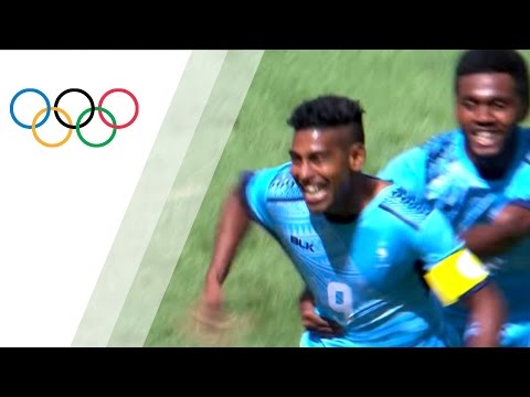 Fiji football team scores first ever goal at Summer Olympics