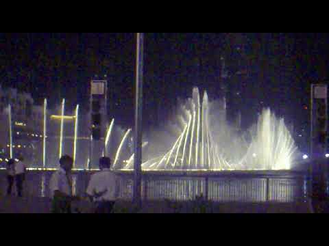 Iman - Dubai Fountain ( FROM 2009 RARE + EXTREME VIDEO)