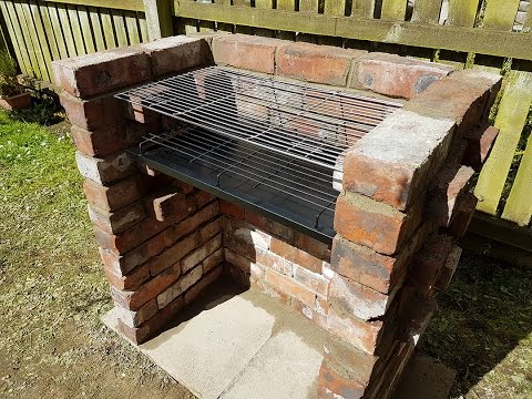 How I build a BRICK BBQ ...never done it before