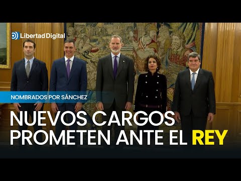 Los nuevos ministros de S&aacute;nchez prometen ante el Rey sus nuevos cargos