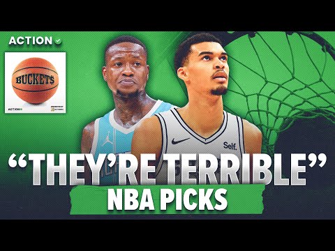 Bet Victor Wembanyama &amp; San Antonio Spurs OVER Terry Rozier &amp; Charlotte Hornets? NBA Picks | Buckets