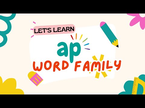 Word Family &quot;ap&quot; | Easy Phonics for Kids | Short 'a' vowels | Reading Three Letter Words