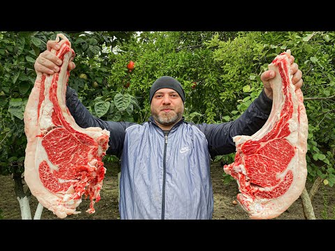 There is no more tender meat! Juicy steak cooked in foil over a campfire. Amazing dish