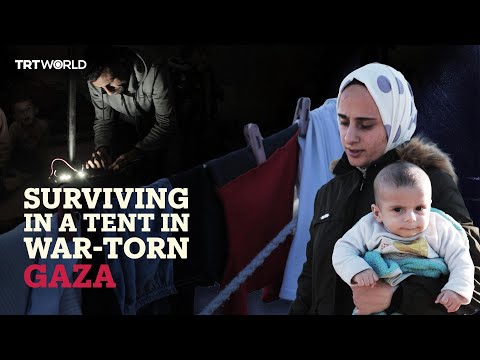 War-torn lives: Surviving in a tent in Gaza