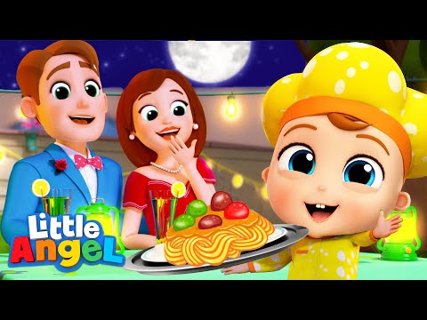 Surprise Dinner Song | Little Angel Kids Songs &amp;amp; Nursery Rhymes