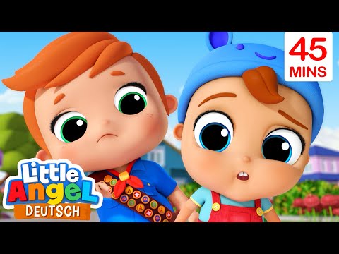 Gro&szlig;er Bruder kleiner Bruder | Kinderlieder mit Klein Joni | Little Angel Deutsch