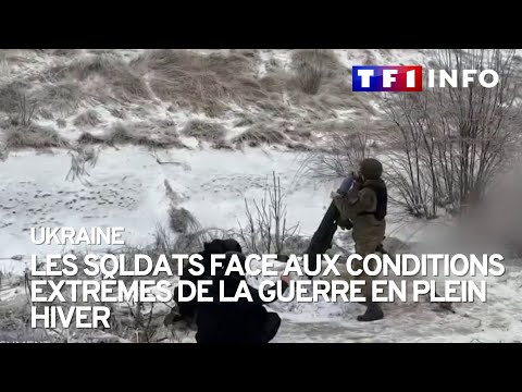 Les soldats ukrainiens face aux conditions extr&ecirc;mes de la guerre en plein hiver