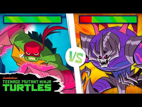 TMNT Fight Scenes with Healthbars 🎮 | Teenage Mutant Ninja Turtles