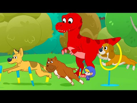 The Dino at The Dog Race + More Adventures | Kids Cartoons | Mila and Morphle - Cartoons