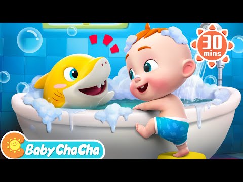 Let's Take a Bath | Bath Song | Baby Shark Doo Doo + More Baby ChaCha Nursery Rhymes &amp; Kids Songs