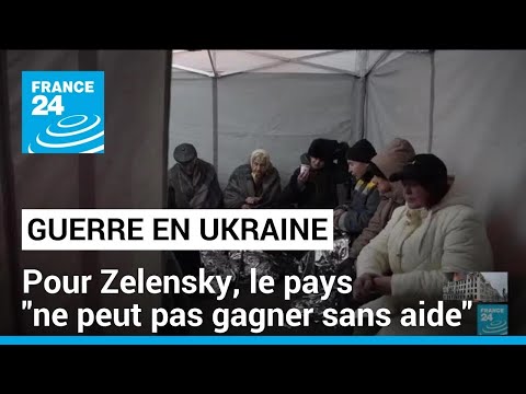 Attaque de missiles russe sur Kiev : &quot;on ne peut pas gagner sans aide&quot; pour Zelensky &bull; FRANCE 24