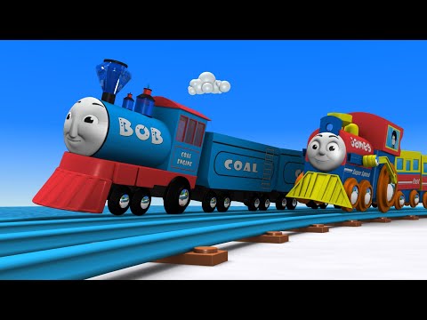 Bob the Train for kids - Toy Factory- Toy Train JCB